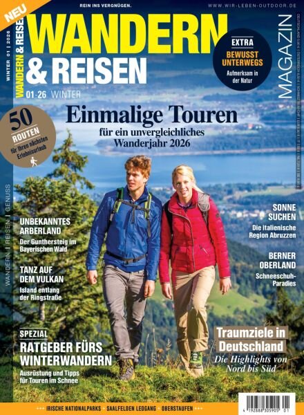 Wandern & Reisen – Januar 2026 Cover