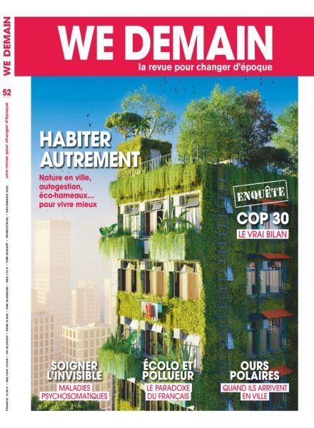 We Demain – Decembre 2025 Cover