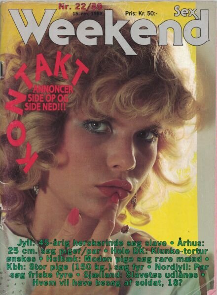 Week-end Sex – Nr 22 November 1989 Cover