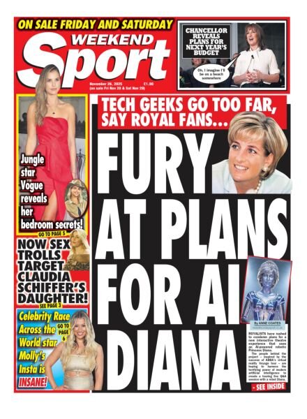Weekend Sport – 28 November 2025 Cover