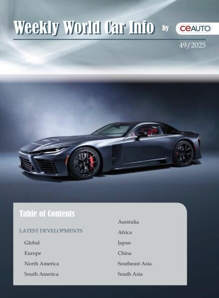 Weekly World Car Info – 6 December 2025 Cover