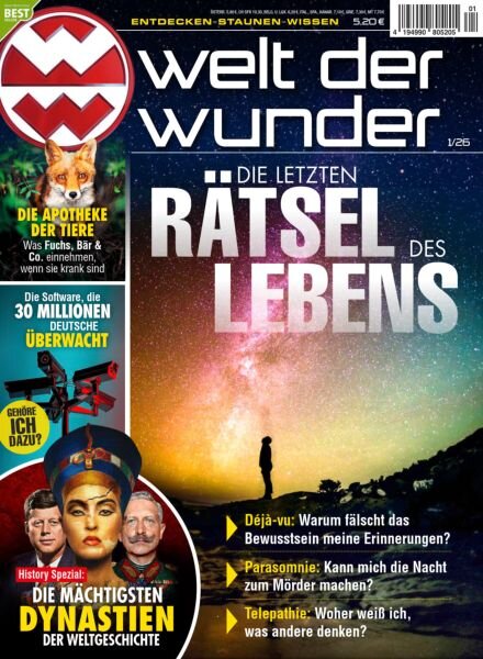 Welt der Wunder – Januar 2026 Cover