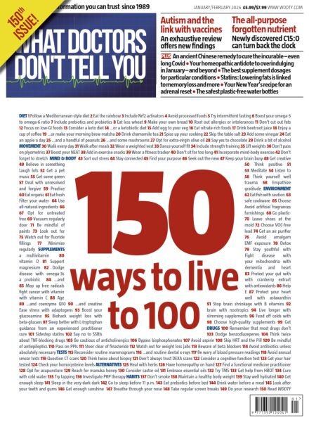 What Doctors Don’t Tell You UK – January-February 2026 Cover
