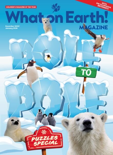What on Earth! Magazine – December 2025 – January 2026 Cover