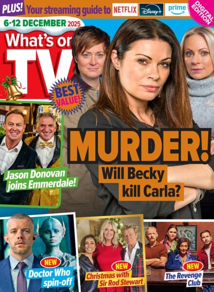 What’s on TV – 6 December 2025 Cover
