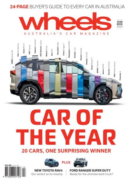 Wheels Australia – Yearbook 2025 Cover