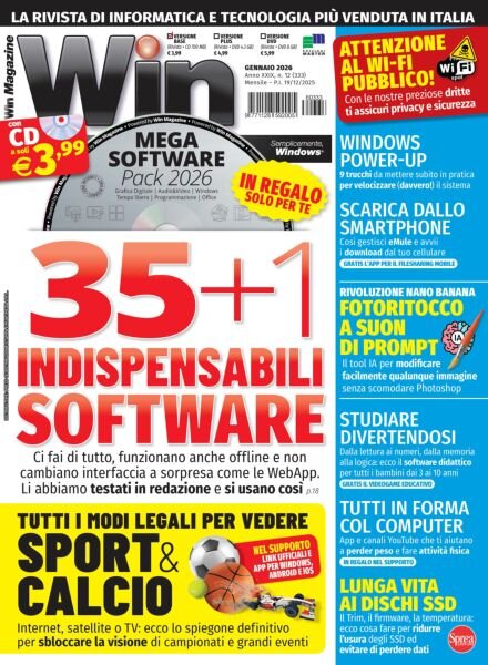 Win Magazine – Gennaio 2026 Cover