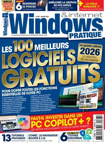 Windows & Internet Pratique – Janvier 2026 Cover
