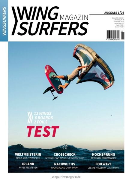 Wingsurfers – Dezember 2025 Cover