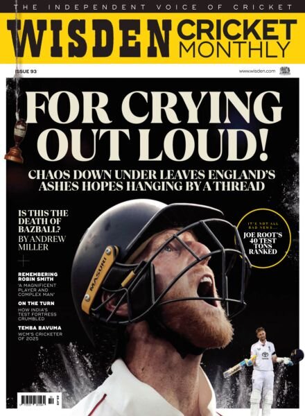 Wisden Cricket Monthly – Issue 93 2025 Cover