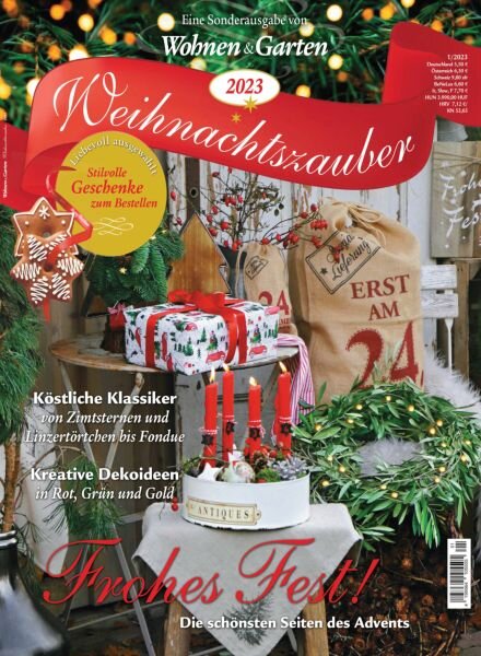 Wohnen & Garten Weihnachtszauber – 2023 Cover