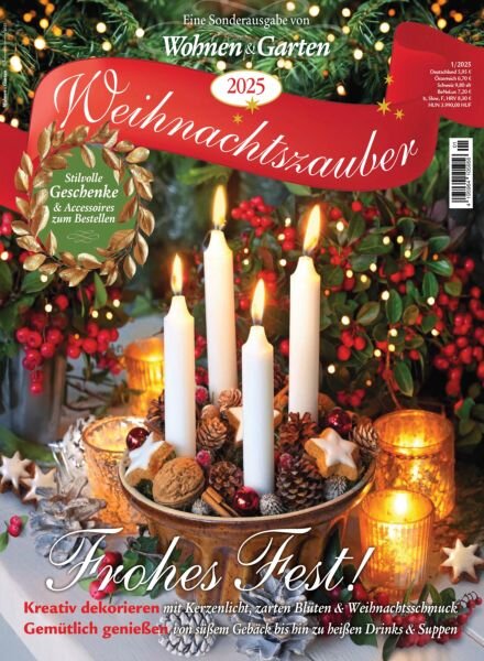 Wohnen & Garten Weihnachtszauber – 2025 Cover