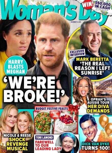 Woman’s Day Australia – December 15 2025 Cover