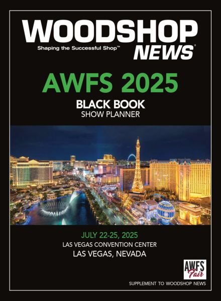 Wood Shop News – AWFS Show Planner 2025 Cover