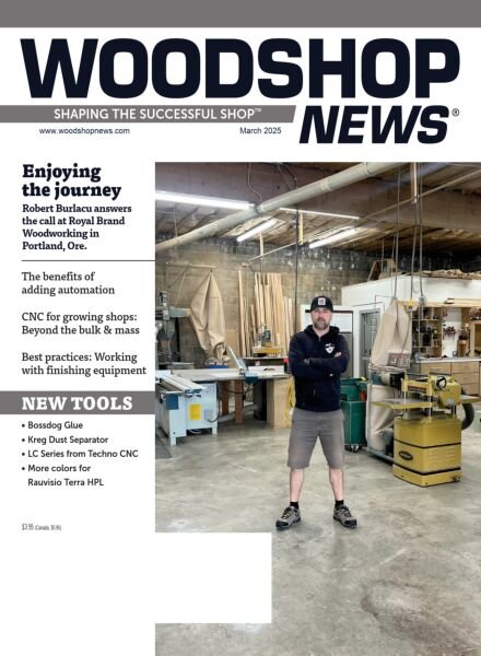 Wood Shop News – March 2025 Cover
