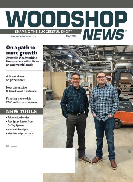 Wood Shop News – May 2025 Cover