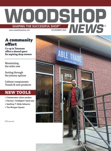 Wood Shop News – November 2025 Cover