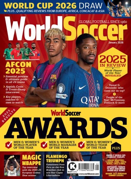 World Soccer – January 2026 Cover