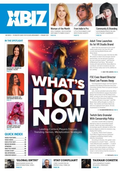 XBIZ World – February 2024 Cover
