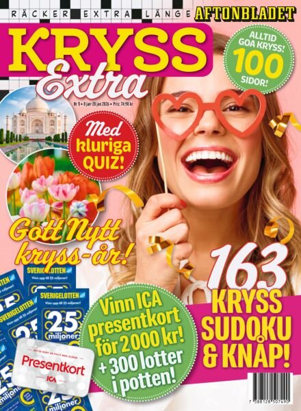 Aftonbladet Kryss Extra – 8 Januari 2026 Cover