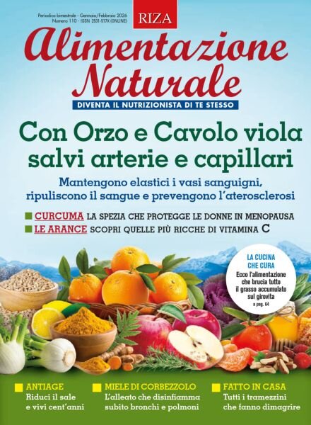 Alimentazione Naturale – Gennaio-Febbraio 2026 Cover
