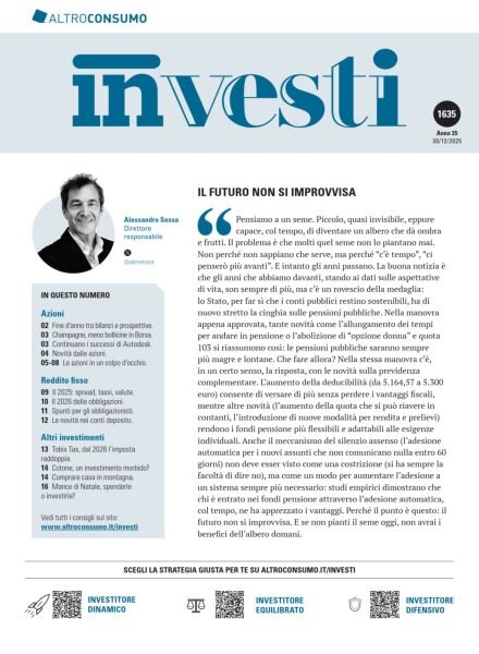 Altroconsumo Investi – 30 Dicembre 2025 Cover