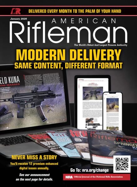 American Rifleman – January 2026 Cover