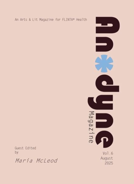 Anodyne Magazine – August 2025 Cover