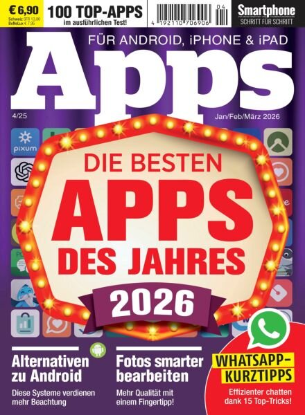 Apps Magazin – Januar-Februar-Marz 2026 Cover