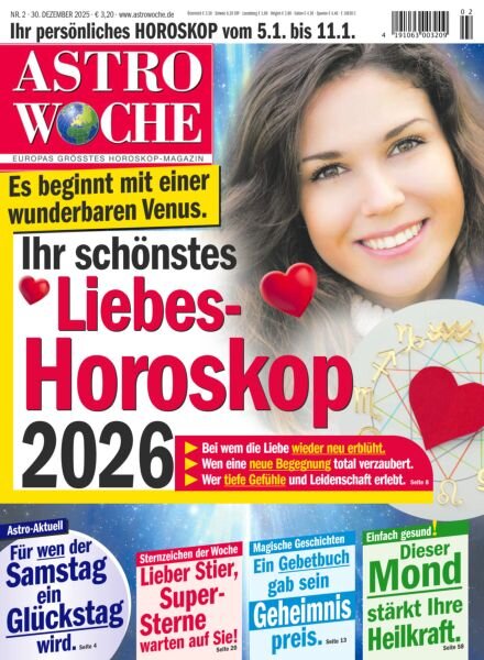 Astrowoche – 30 Dezember 2025 Cover