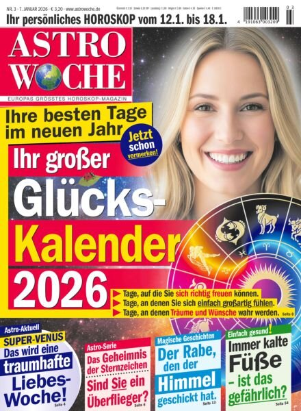 Astrowoche – 7 Januar 2026 Cover