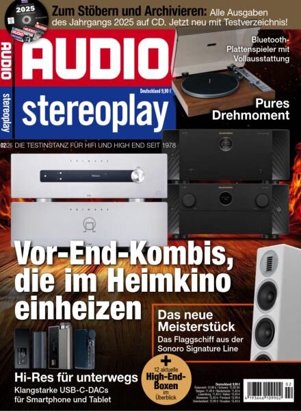 Audio Stereoplay – Februar 2026 Cover