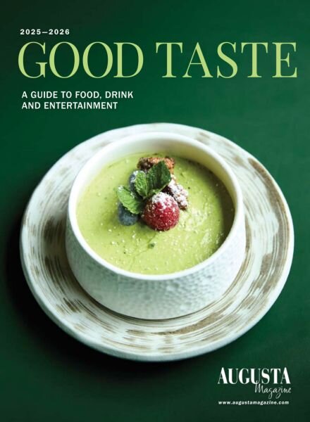 Augusta Magazine – Good Taste 2025-2026 Cover