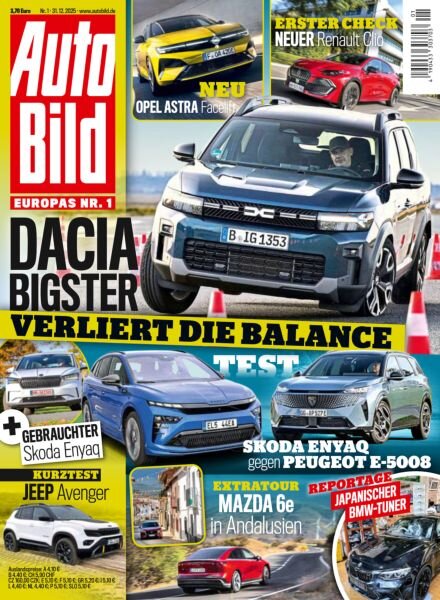 Auto Bild Germany – 31 Dezember 2025 Cover