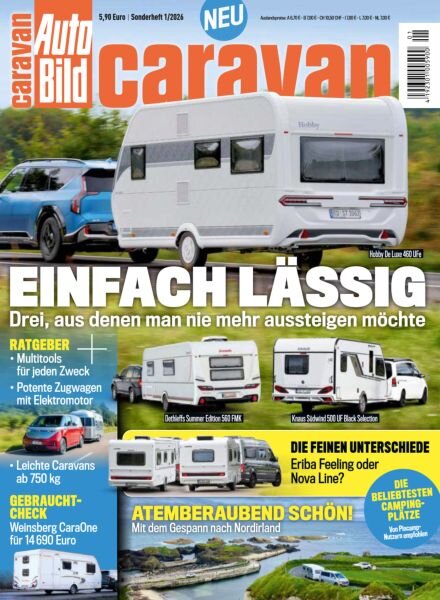 Auto Bild Sonderheft – Caravan – 15 Januar 2026 Cover