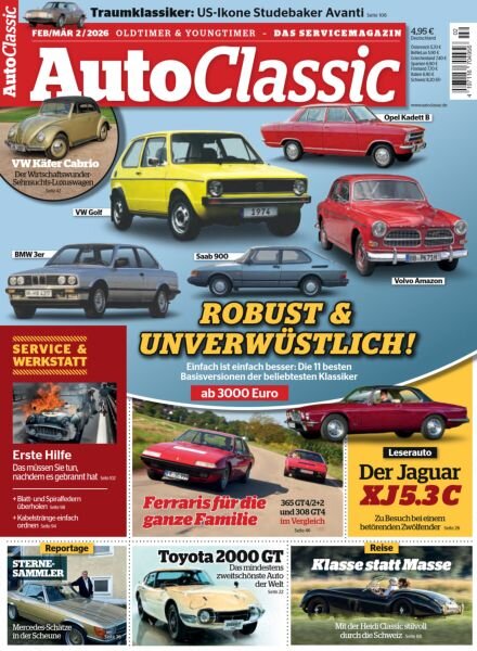 Auto Classic – Februar-Marz 2026 Cover