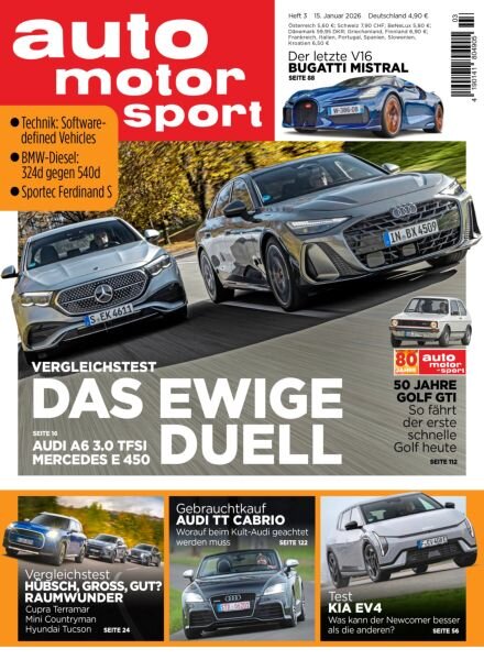 Auto Motor und Sport – 14 Januar 2026 Cover