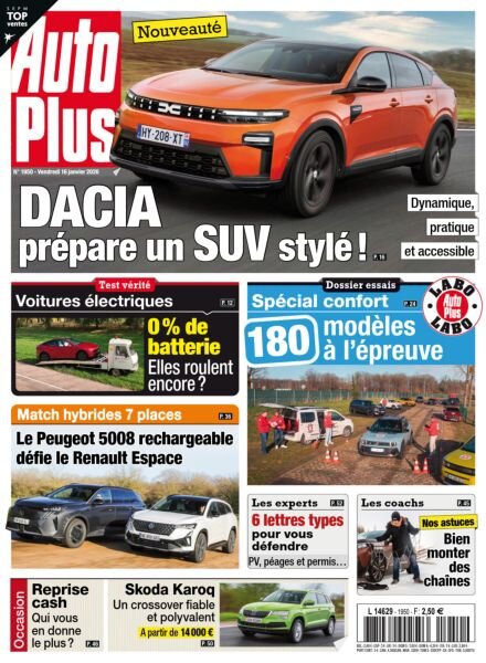 Auto Plus France – 16 Janvier 2026 Cover