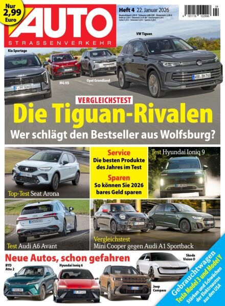 Auto Strassenverkehr – 21 Januar 2026 Cover