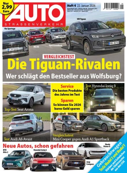 Auto Strassenverkehr – 22 Januar 2026 Cover
