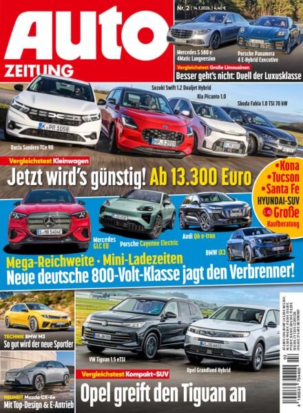 Auto Zeitung – 14 Januar 2026 Cover