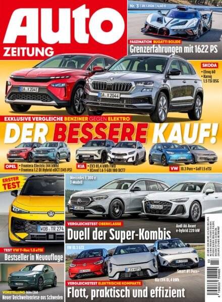 Auto Zeitung – 28 Januar 2026 Cover