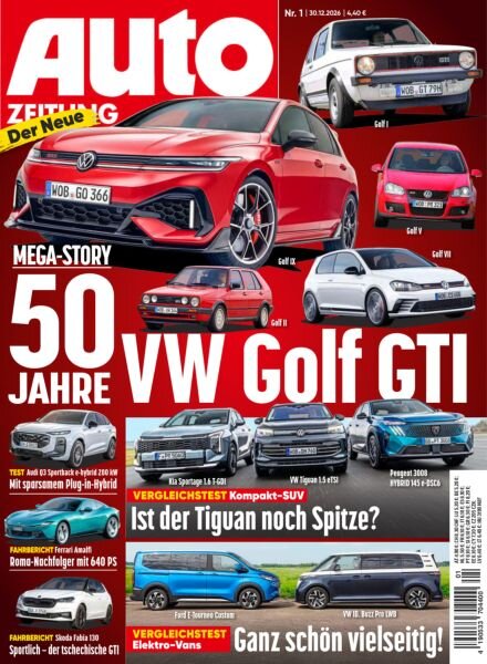 Auto Zeitung – 30 Dezember 2025 Cover