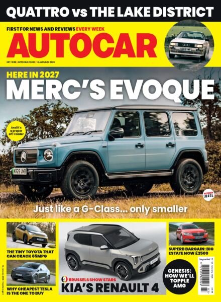 Autocar UK – 14 January 2026 Cover