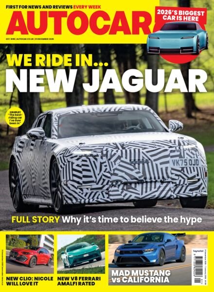 Autocar UK – 31 December 2025 Cover