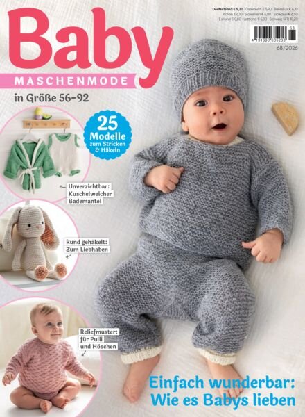 Baby Maschenmode – Januar 2026 Cover
