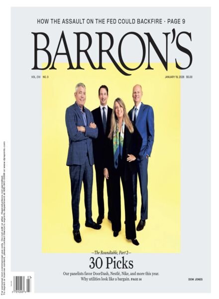 Barron’s – January 19 2026 Cover