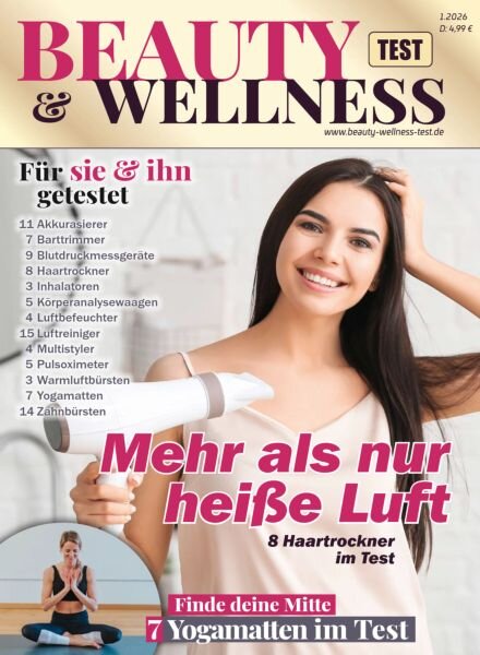 Beauty & Wellness – Ausgabe 1 2026 Cover