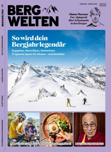Bergwelten Germany – Februar-Marz 2026 Cover