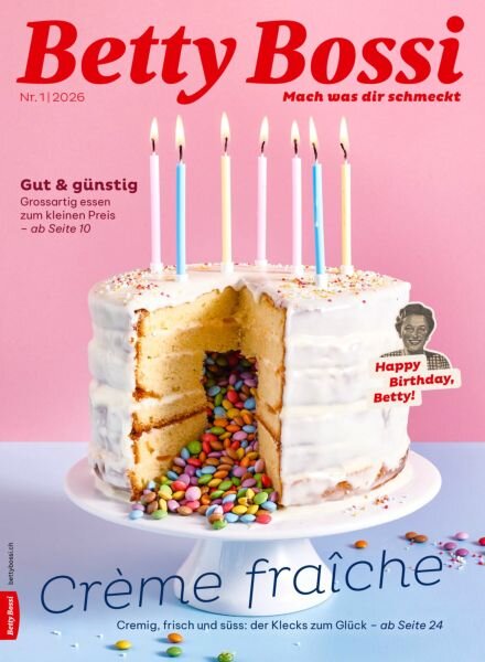 Betty Bossi – Januar 2026 Cover